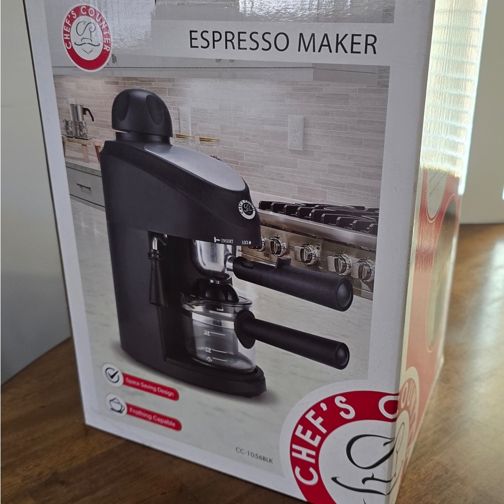 Black Espresso Maker